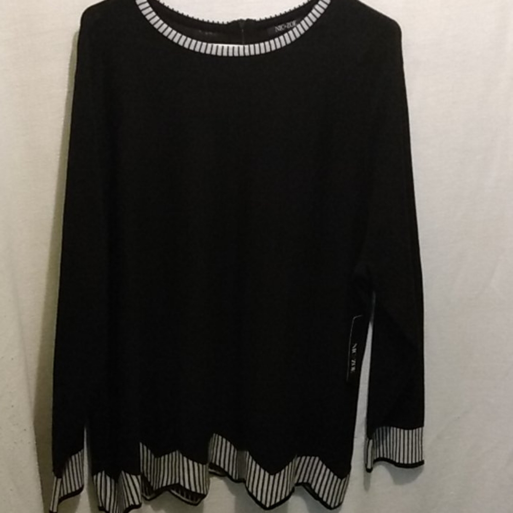 Nic & Zoe  Jagger Pullover Sweater  2X
